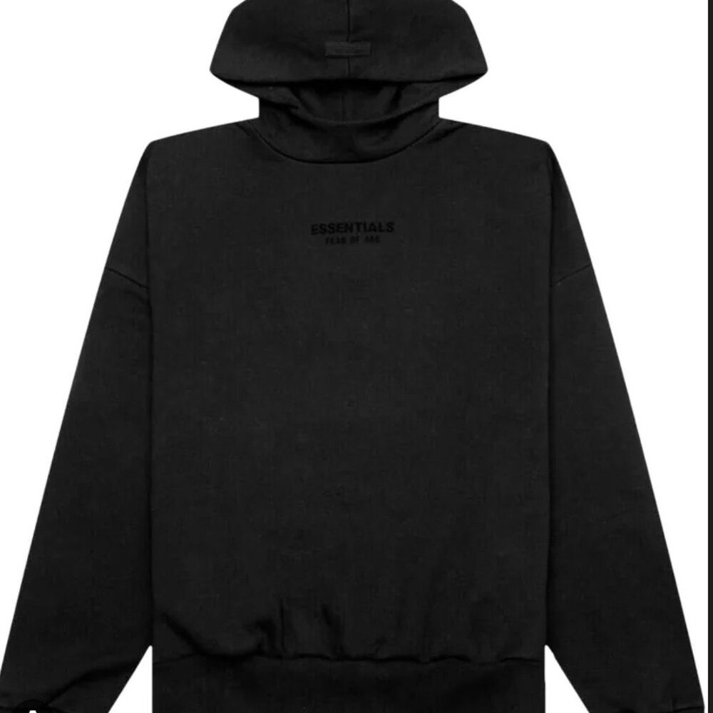 Fear of God Essentials Hoodie 'Jet Black'